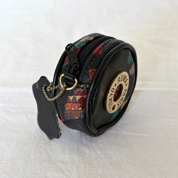 Italian Leather Round Coin Purse | Piero Guidi Style - Picture 3 of 11